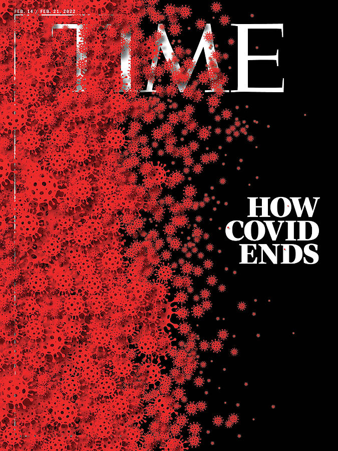 How Covid Ends Photograph by TIME Illustration - Viral cell icon - Getty Images