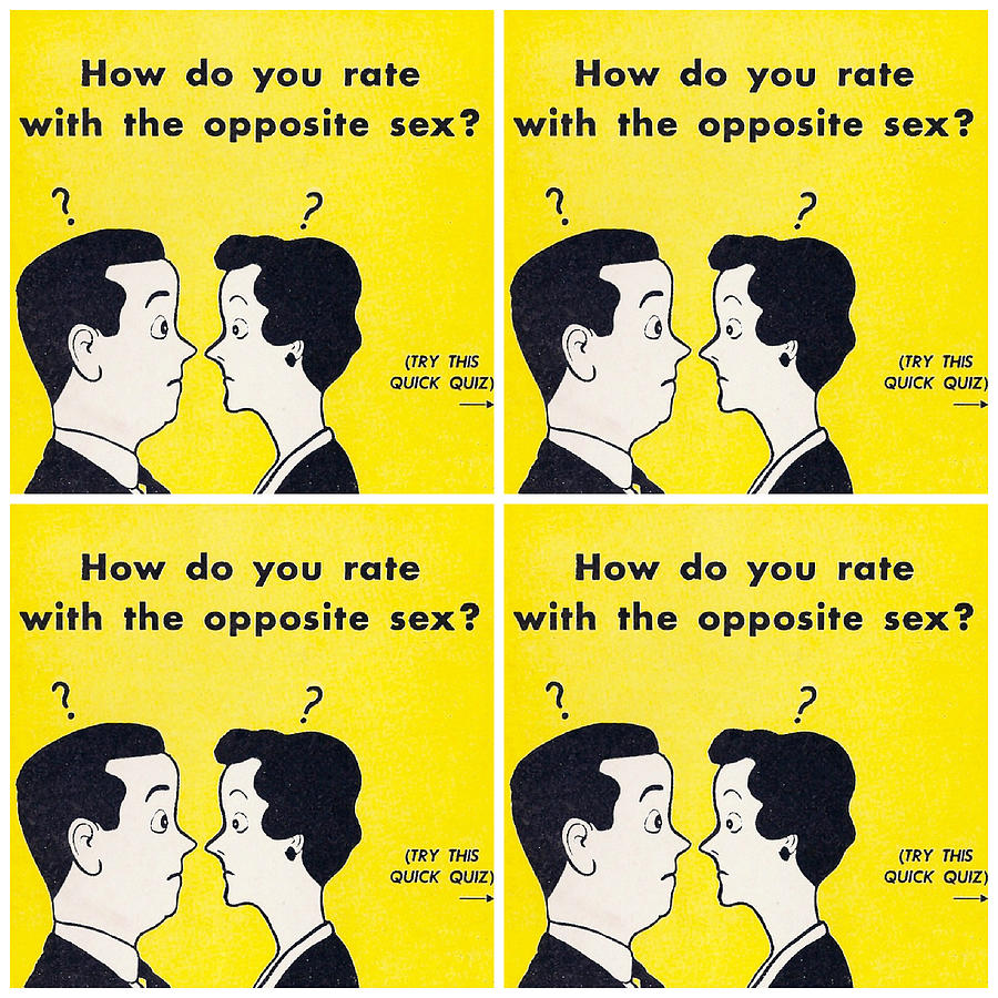 How Do You Rate With the Opposite Sex? Drawing by Sally Edelstein