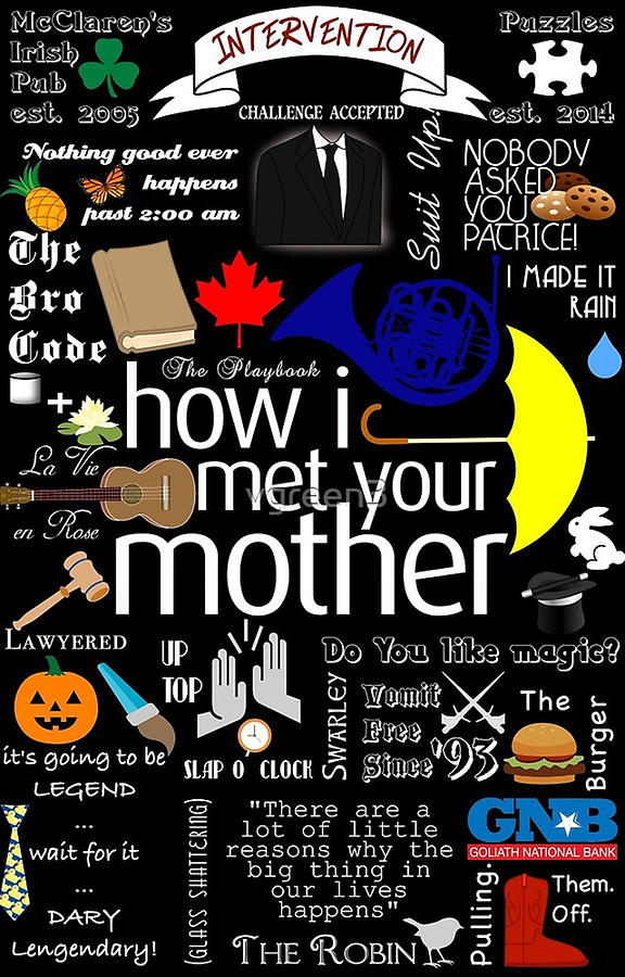 Robin Digital Art - How I met your mother by Steve Robinson
