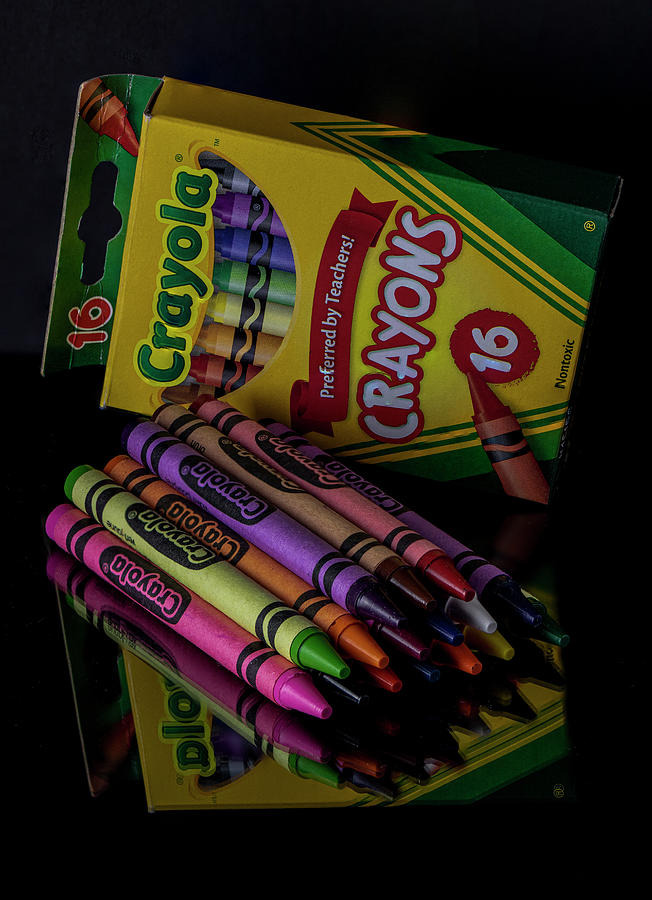 How Many Colors In Your Box Of Crayons? Photograph by Carol Ward - Pixels