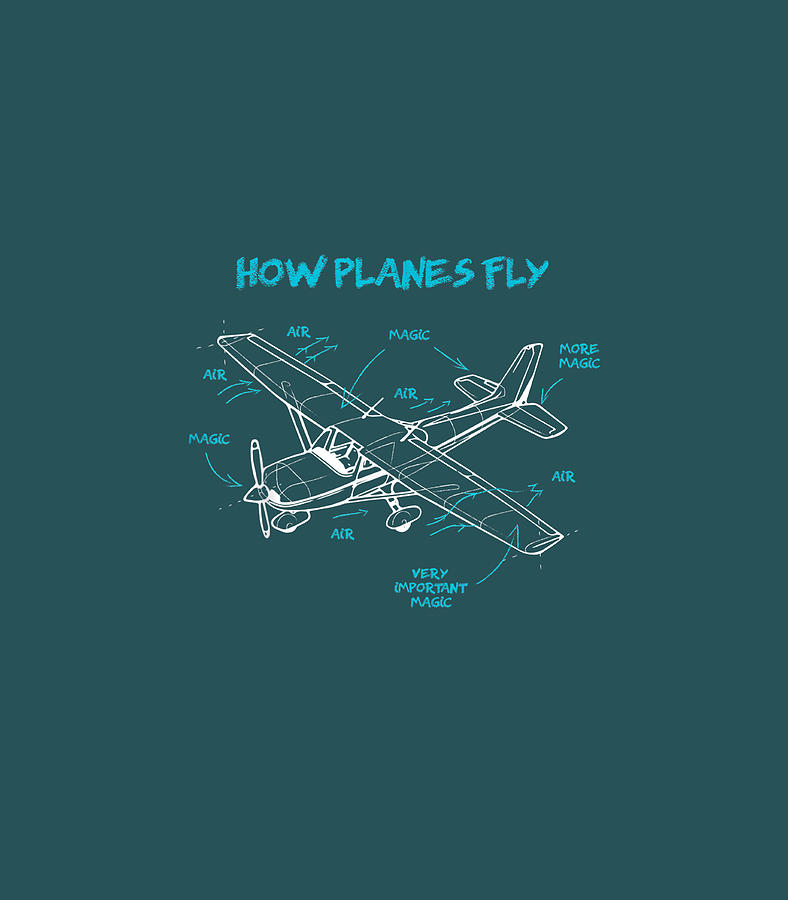 How Planes Fly Funny Aviation RC Plane Pilot Digital Art by Liam ...