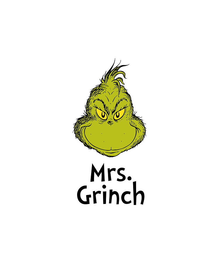 How the Grinch Stole Christmas Mrs. Grinch Digital Art by Tinh Tran