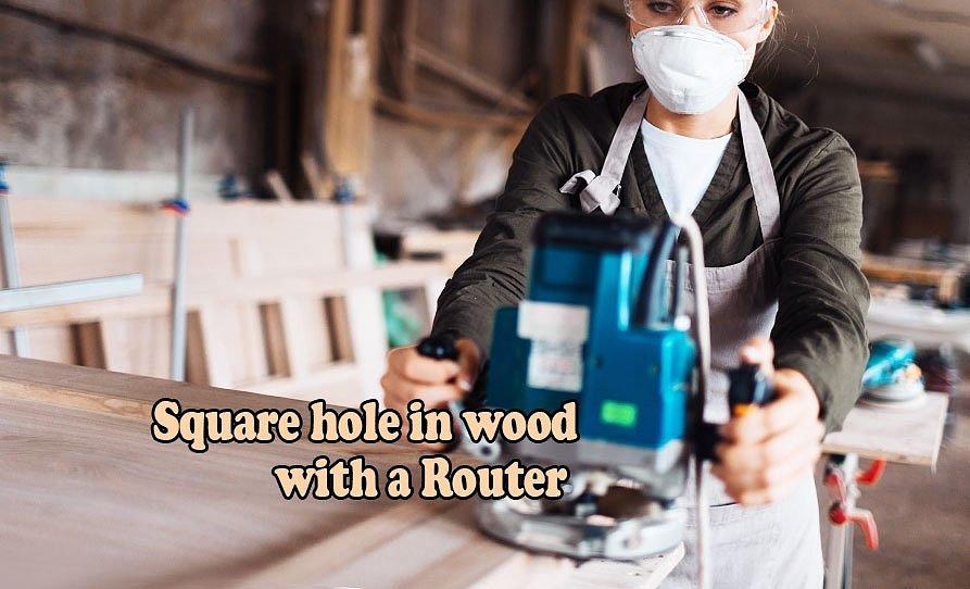 Square hole store cutter wood