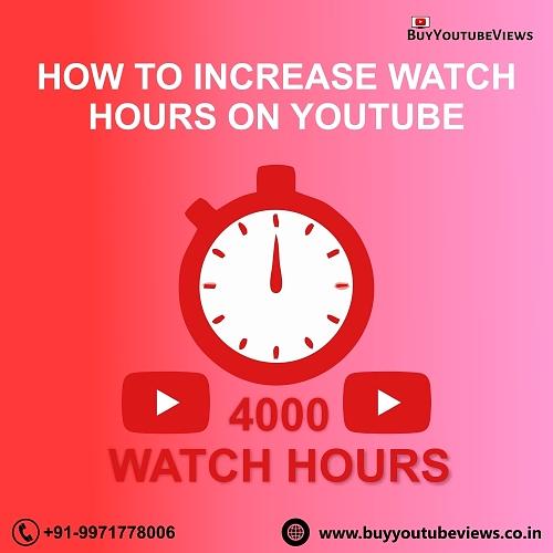 How To Increase Watch Hours On Youtube Digital Art by Youtubeviews