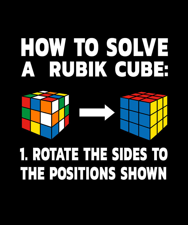 How To Solve A Rubik Cube Digital Art by Sarcastic P - Fine Art America