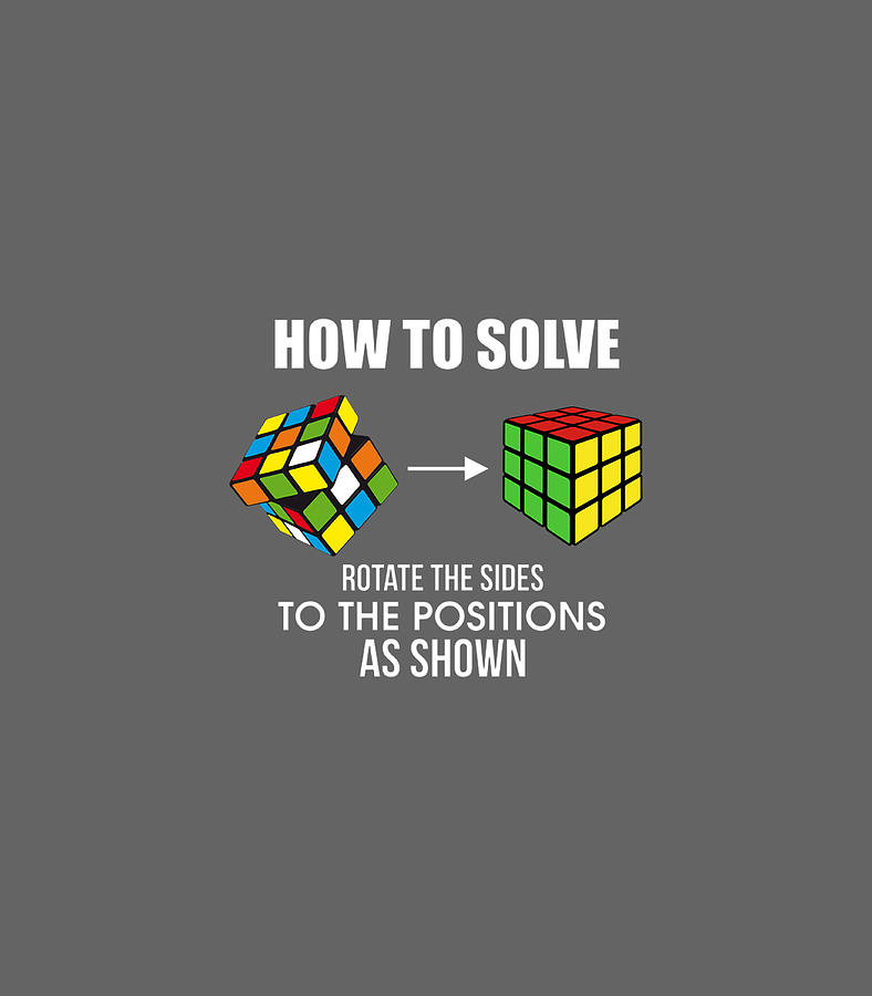 How To Solve Puzzle Cube Funny Cubing Digital Art by Cormac Retaj ...
