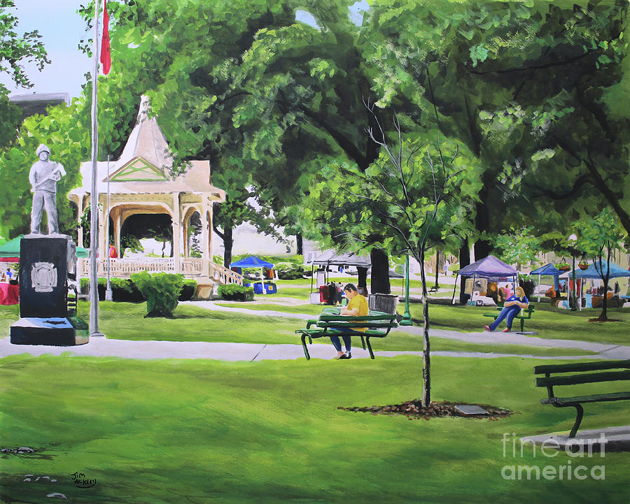 Howard Elmer Park Painting by James Ackley