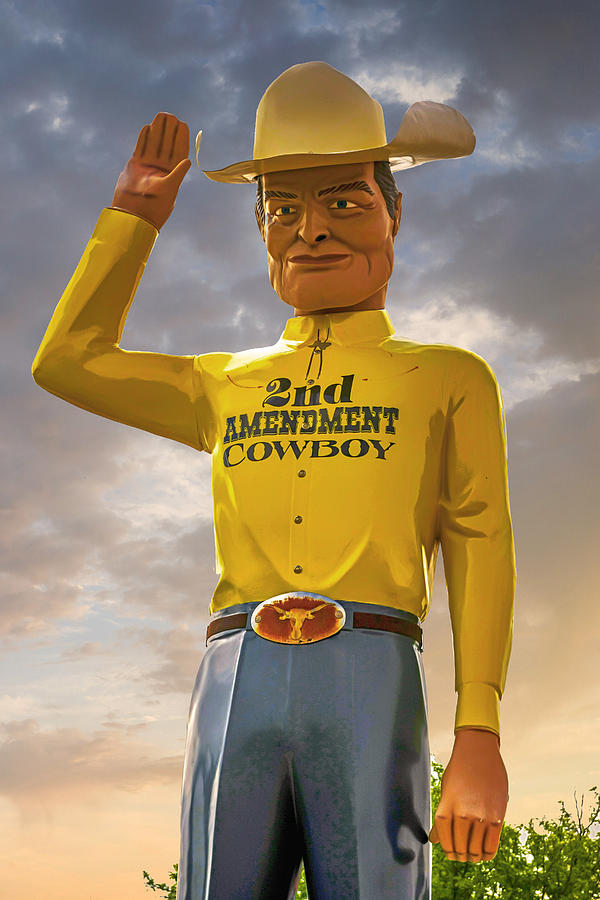 Howdy Texan Photograph by Chris Smith