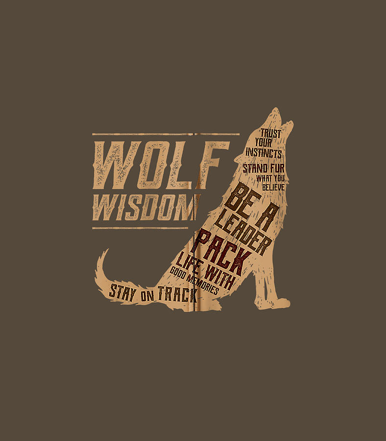 Howling Wolf Wisdom Inspirational Motivational Wolves Digital Art by ...