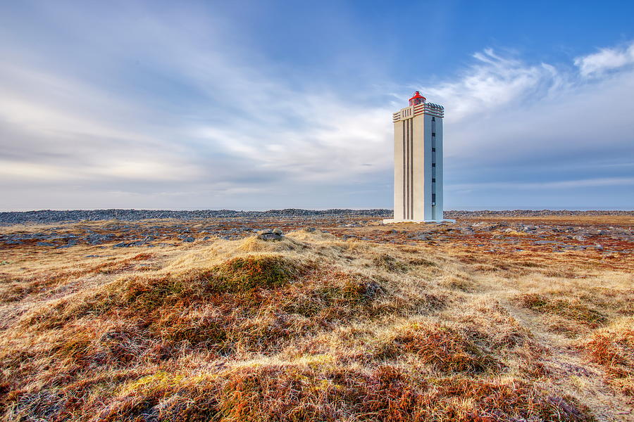Hraunhafnartangi Lighthouse Photograph by Natura Argazkitan