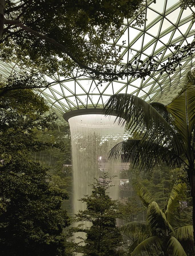 HSBC Rain Vortex at Changi Airport Singapore Photograph by Sherlyn Mae ...