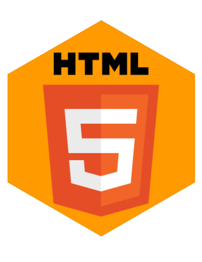 HTML5 Hexagon Emblem Digital Art by Stephenbw - Pixels