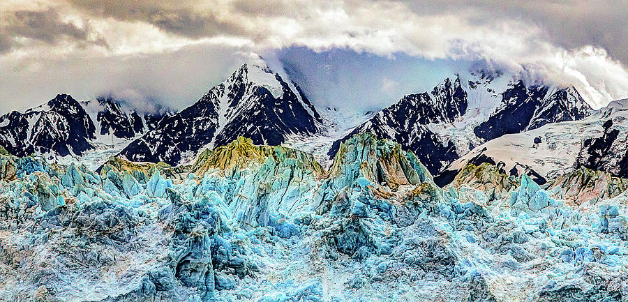 Hubbard Glacier - Alaska Photograph by David Morehead