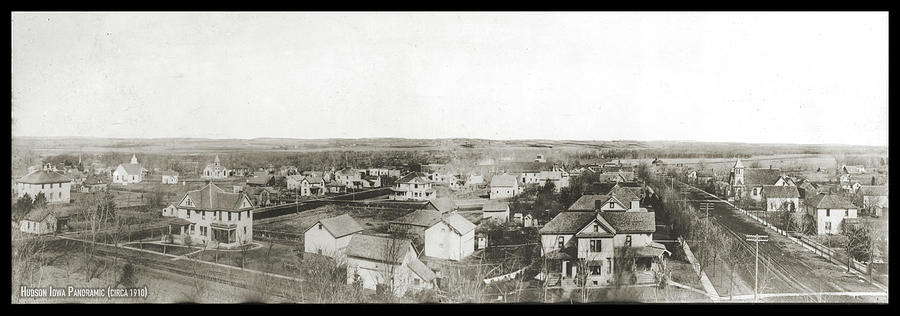 Hudson Iowa Panoramic Photograph