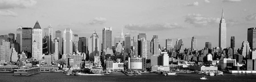 Hudson River, City Skyline, NYC, New York City, New York State, USA Photograph by Panoramic Images