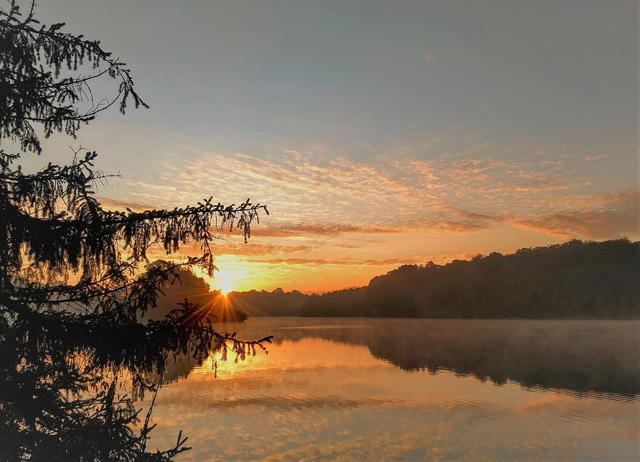 Hudson Springs Park Sunrise Photograph by Brad Nellis