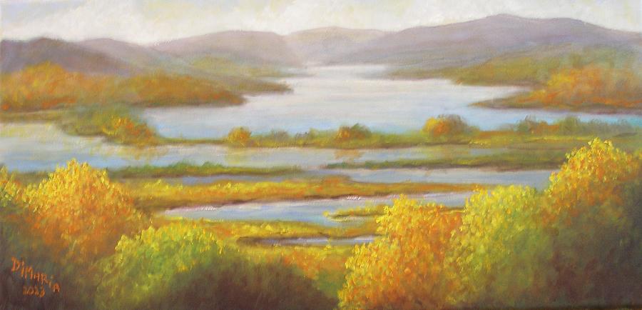 Hudson Valley Fall Painting by Donelli  DiMaria