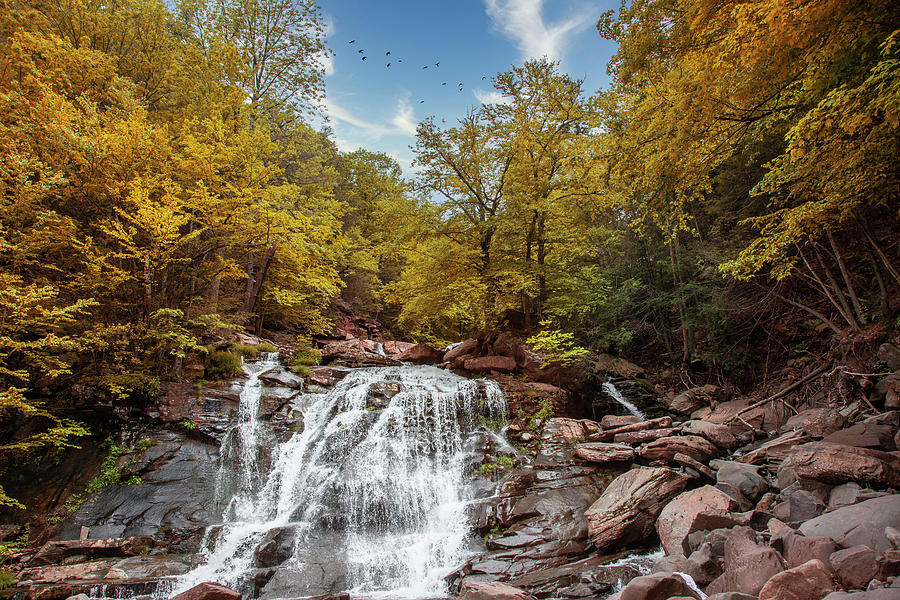 Hudson Waterfalls Photograph by John Rivera
