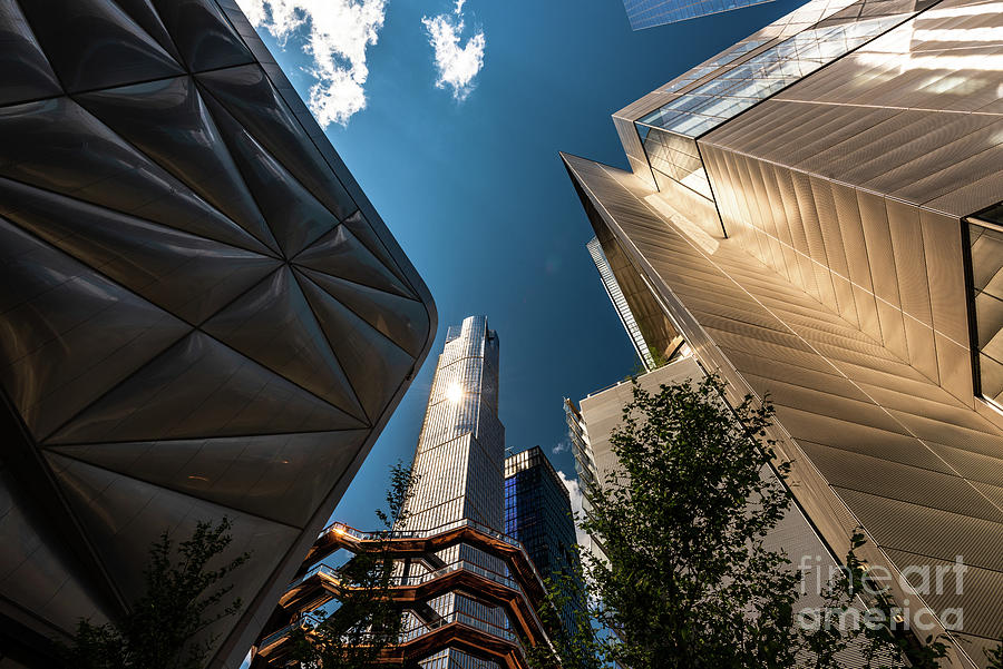 Hudson Yards Lines Photograph by Stef Ko