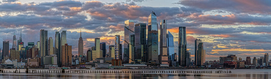 New York City Photograph - Hudson Yards Panoramic Polyphony by Angelo Marcialis