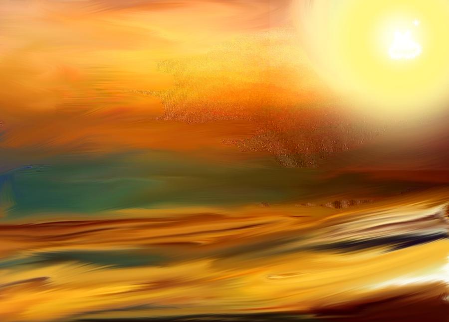 Hues of the Sun Digital Art by Gayle Price Thomas