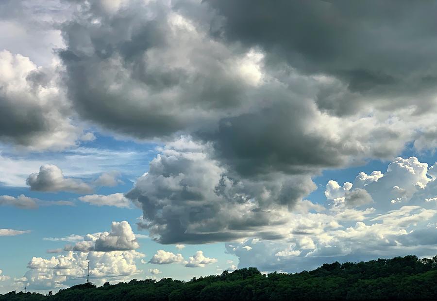 Huge overhead Clouds Photograph by Madhu Singh - Pixels