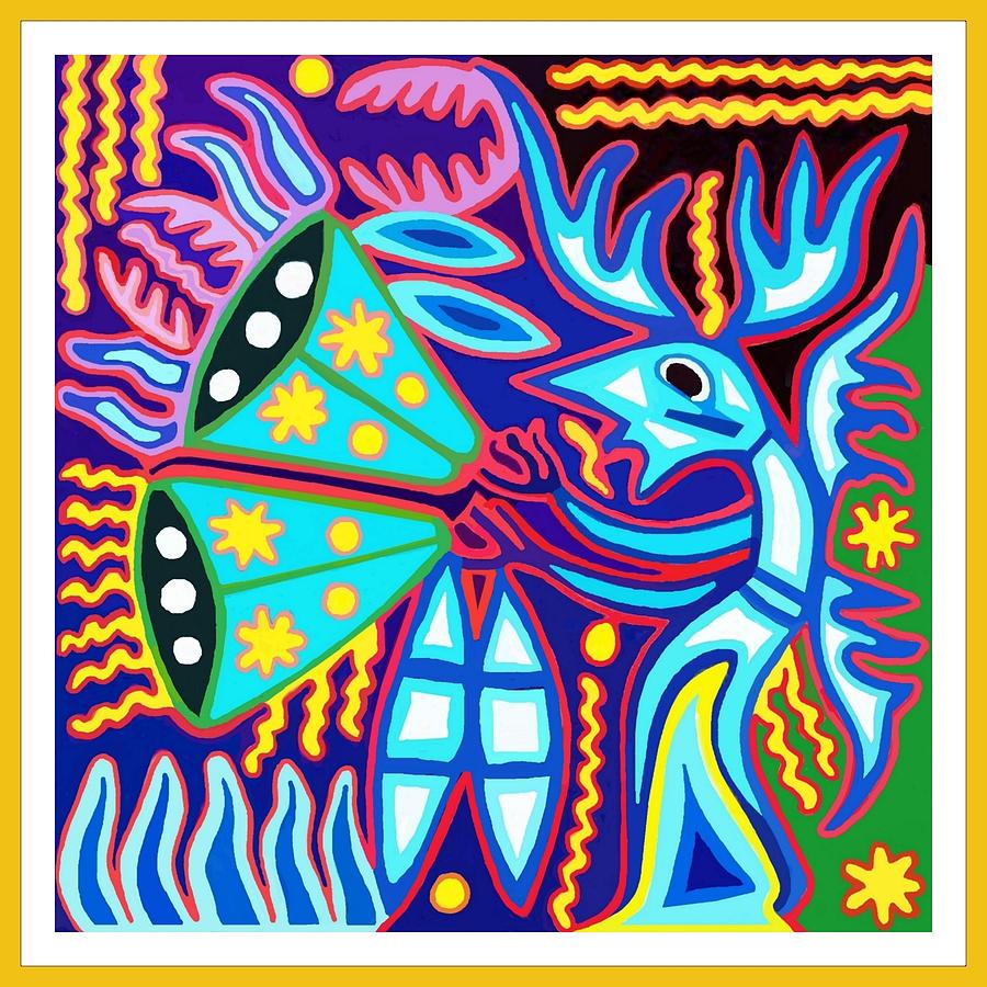 Huichol 10 F Painting by Ken Pollard - Fine Art America