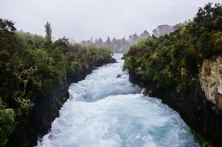 Huka Falls, New Zealand Photograph by Naomi Rahim