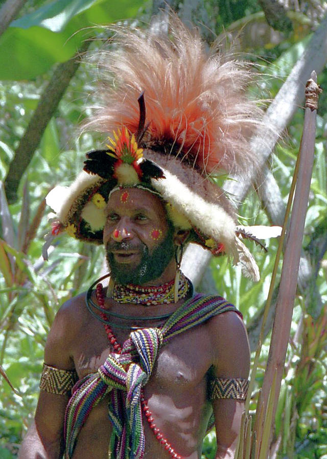 Huli Warrior Photograph by Pat Kenyon - Fine Art America