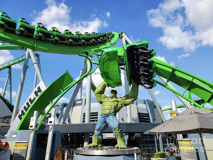 Hulk and Coaster Photograph by David Lee Thompson