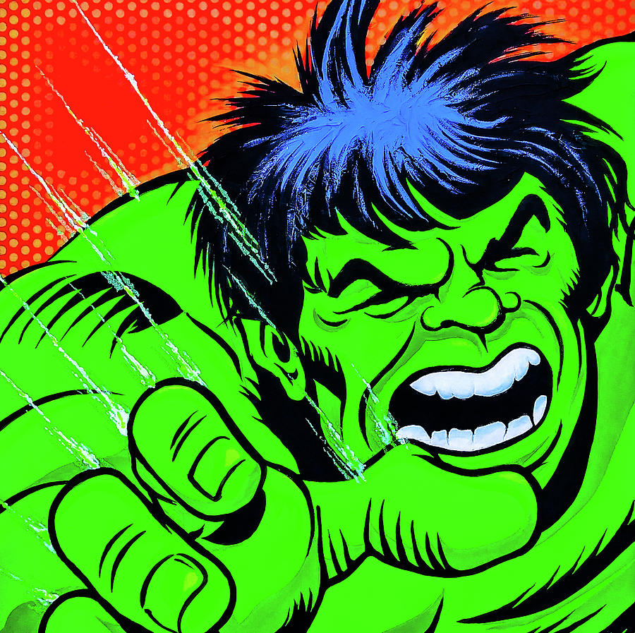 Hulk Painting by POP ART Artstudione