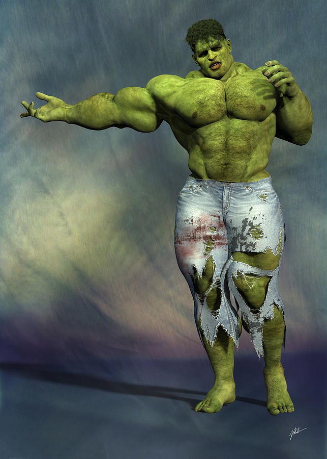 Hulk, Hipster, Number Seventy Digital Art