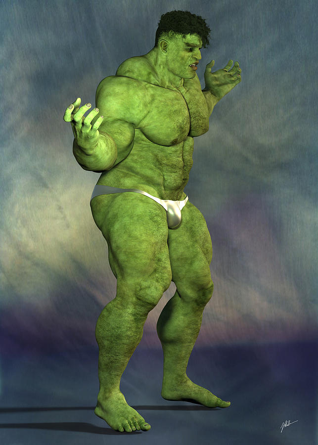 Hulk, Hipster, Number Sixty-five Digital Art