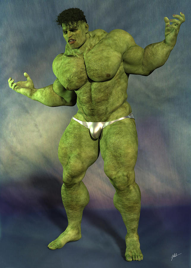 Hulk, Hipster, Number Sixty-six Digital Art