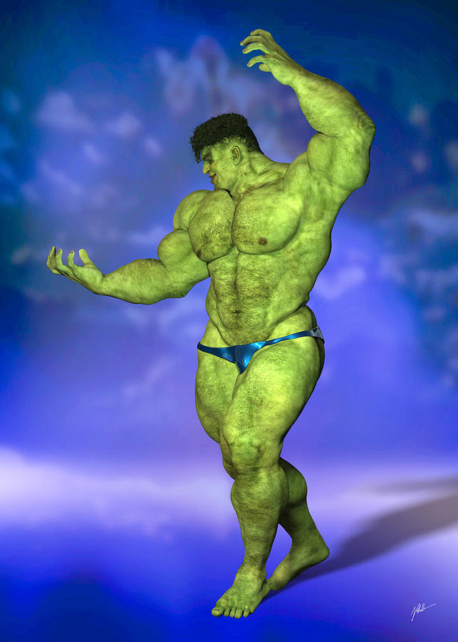 Hulk, Sexy, Number Eighty-eight Digital Art