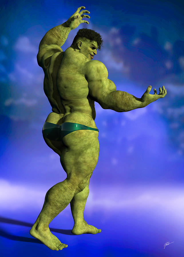 Hulk, Sexy, Number Eighty-five Digital Art