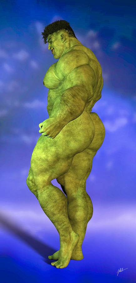 Hulk, Sexy, Number Eighty-nine Digital Art
