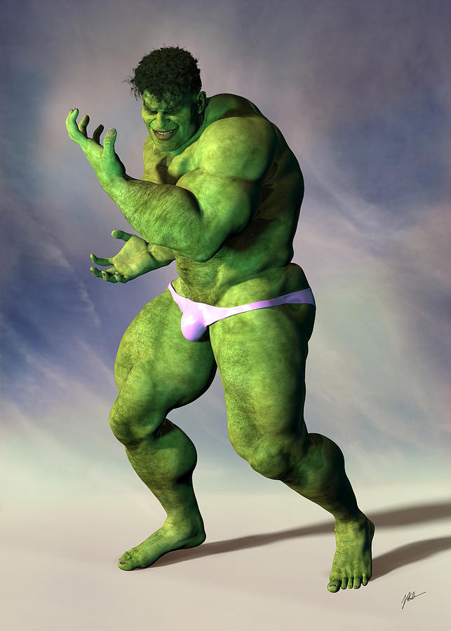 Hulk, Sexy, Number Eighty-one Digital Art