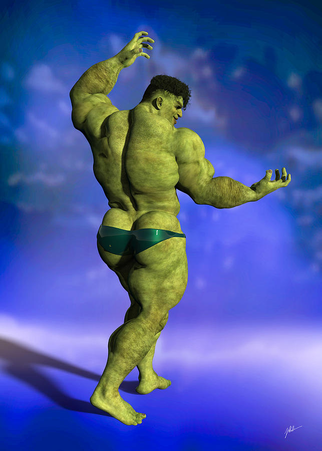 Hulk, Sexy, Number Eighty-seven Digital Art