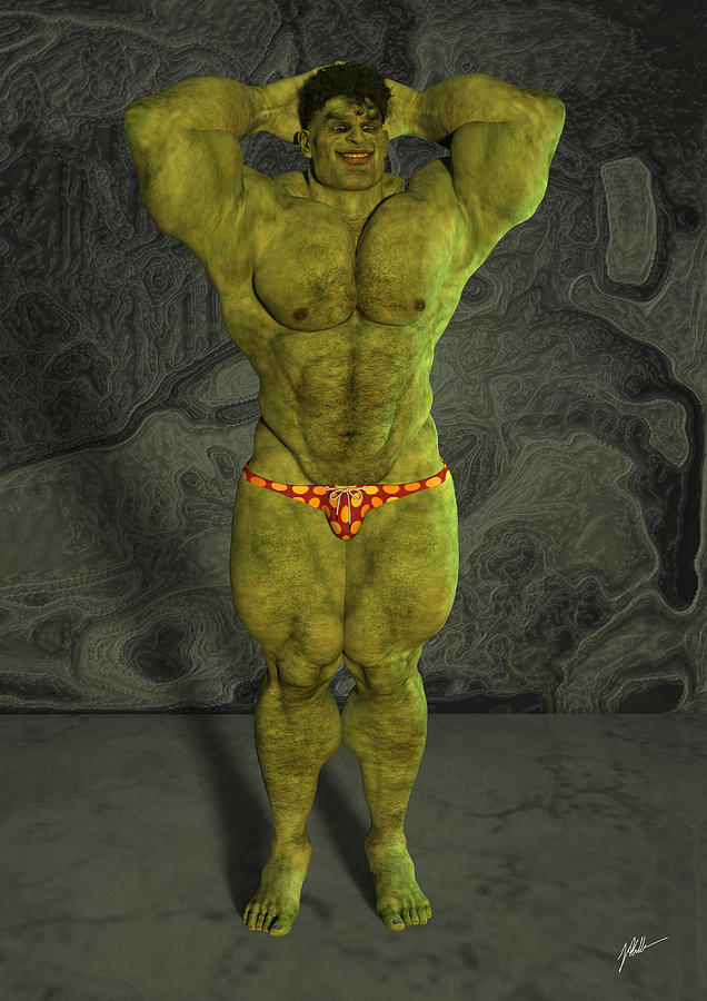 Hulk, Sexy, Number Ninety-eight Digital Art