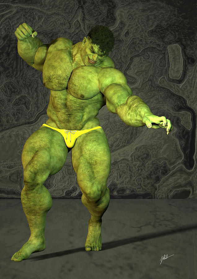 Hulk, Sexy, Number Ninety-five Digital Art