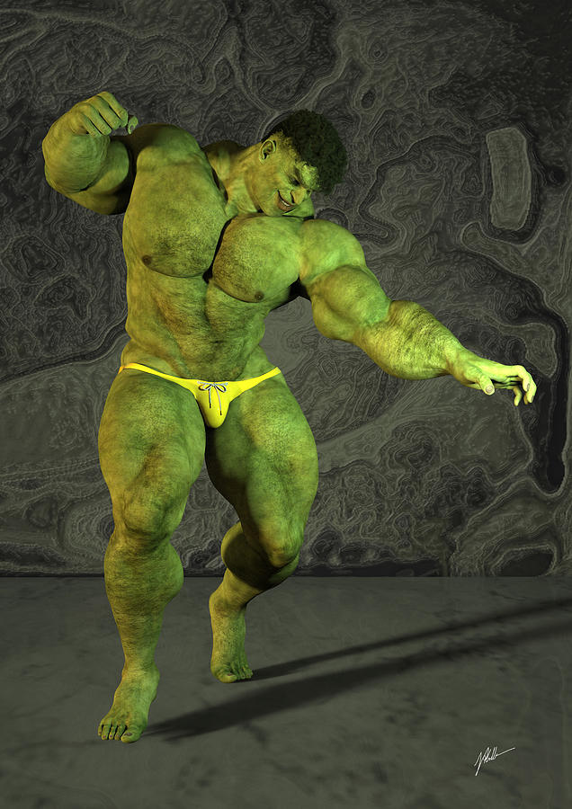 Hulk, Sexy, Number Ninety-four Digital Art
