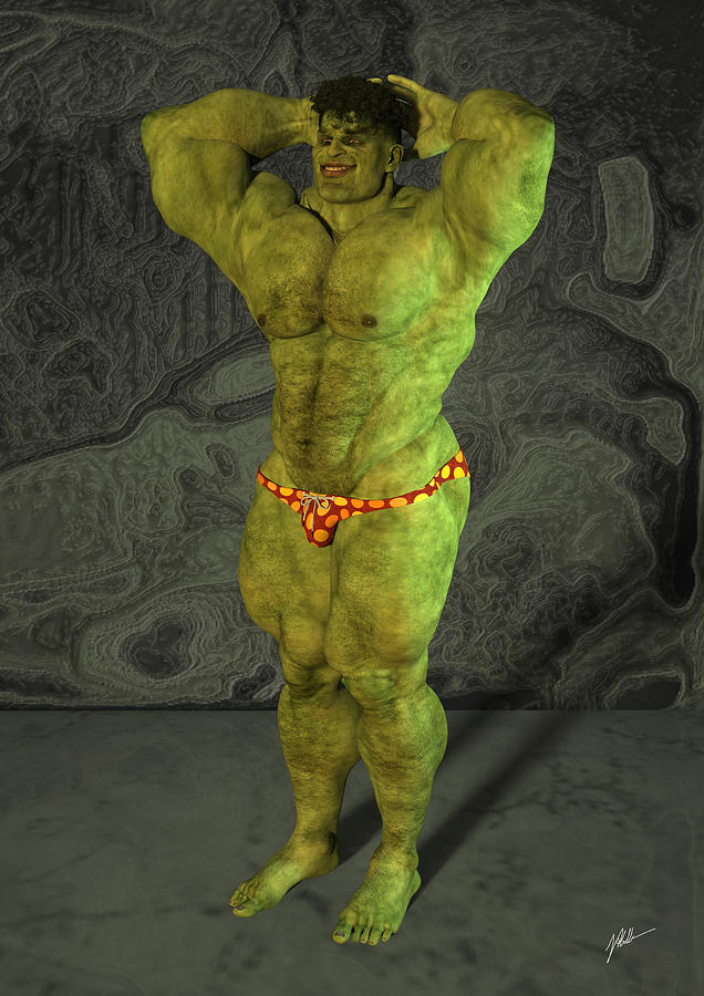Hulk, Sexy, Number Ninety Nine Digital Art