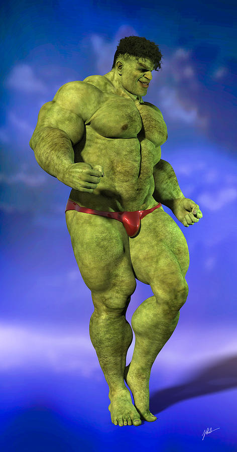 Hulk, Sexy, Number Ninety-one Digital Art