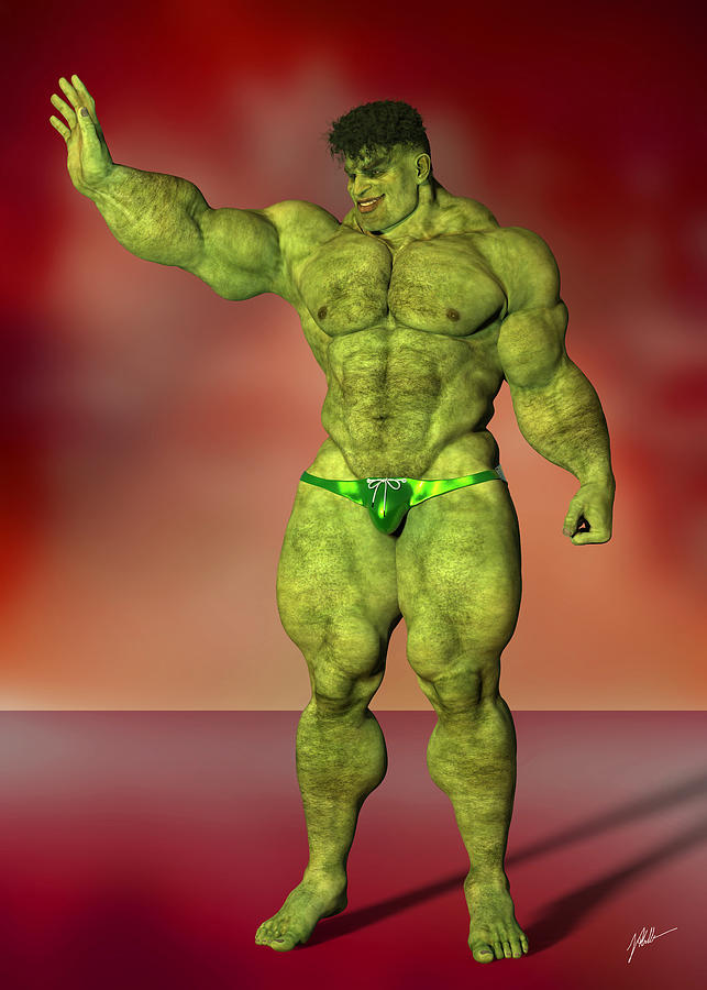 Hulk, Sexy, Number Ninety-two Digital Art