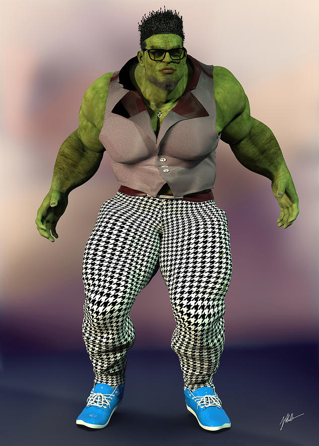 Hulk, Sexy, Number One Hundred Digital Art