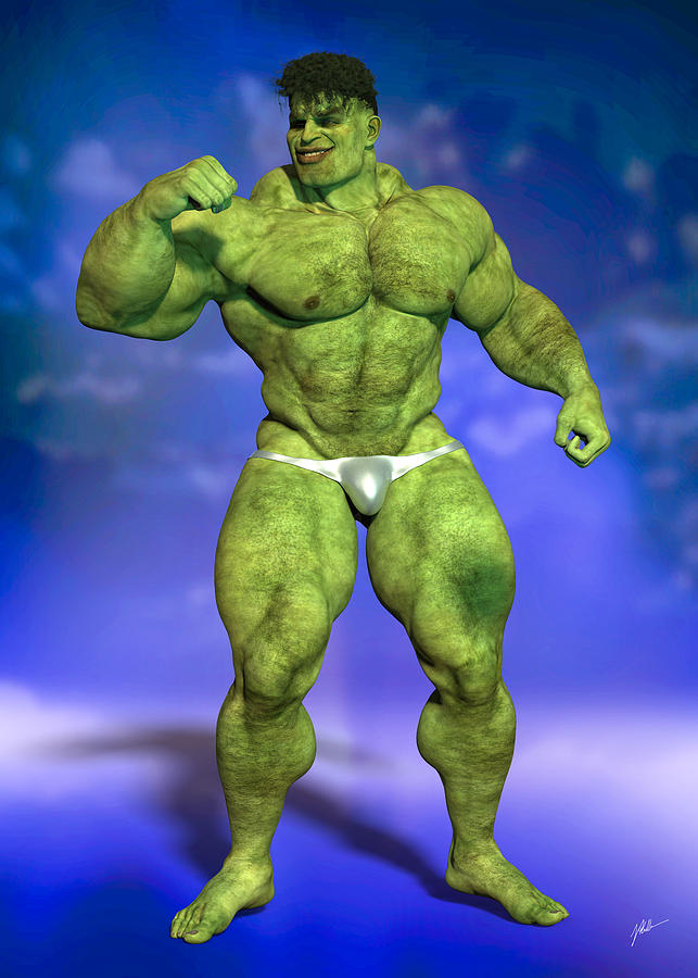 Hulk, Sexy, Number Seventy-eight Digital Art