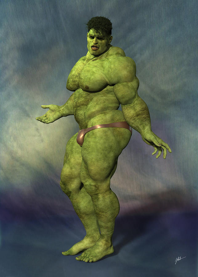 Hulk, Sexy, Number Seventy-five Digital Art