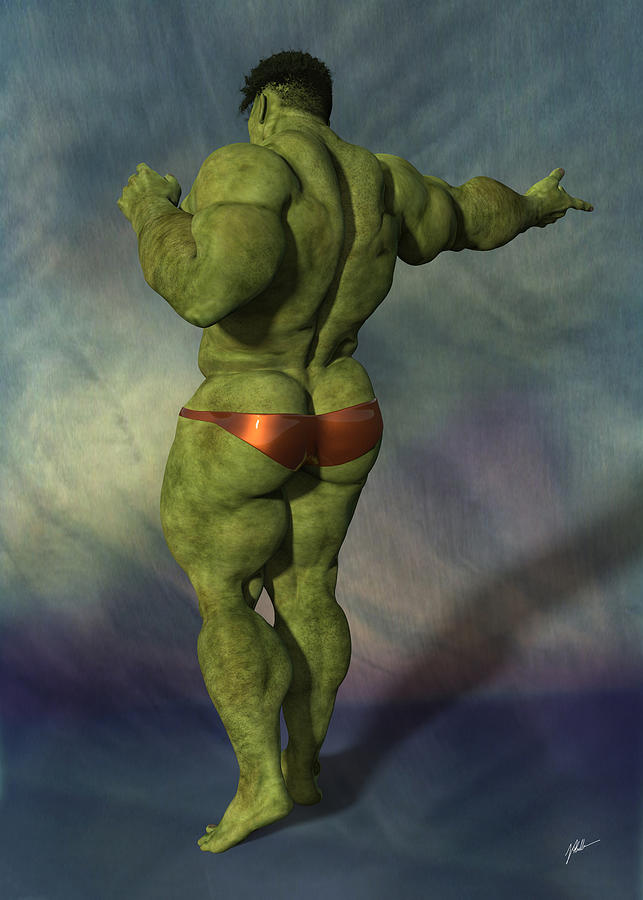 Hulk, Sexy, Number Seventy-four Digital Art