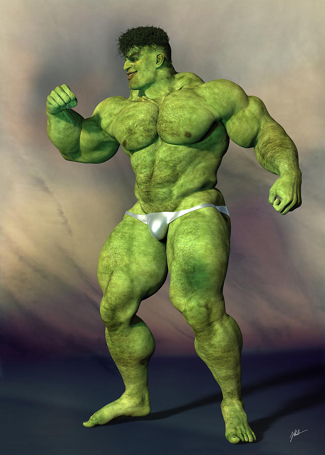Hulk, Sexy, Number Seventy-nine Digital Art